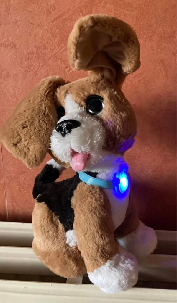 Furreal Friends geluid makende en bewegende hond., Kinderen en Baby's, Speelgoed | Knuffels en Pluche, Ophalen of Verzenden, Zo goed als nieuw