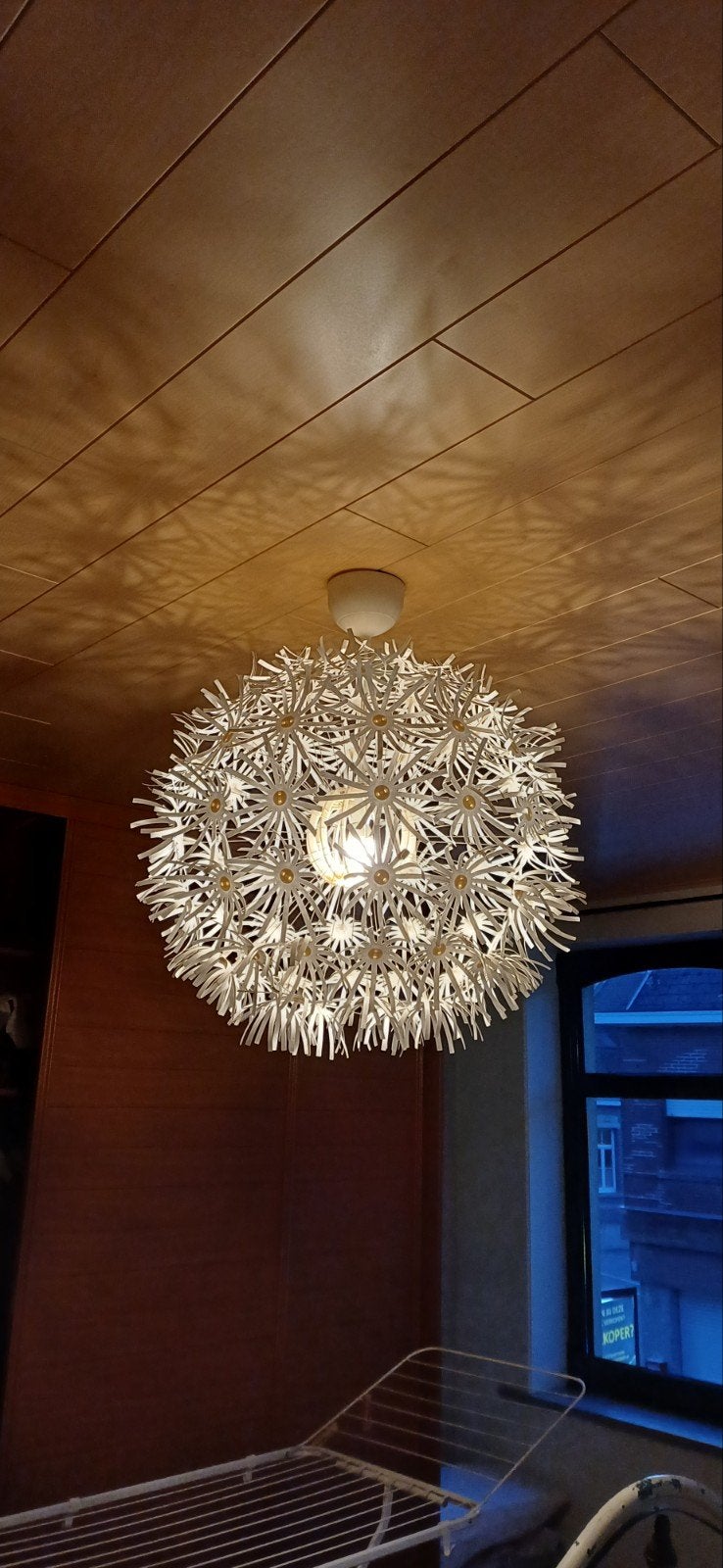 ikea lamp, Ophalen, 55 cm, Zo goed als nieuw, Wit