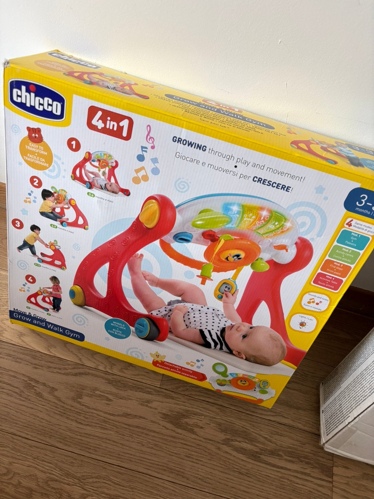chicco grow and walk gym 4 in 1, Enfants & Bébés, Enlèvement ou Envoi, Neuf