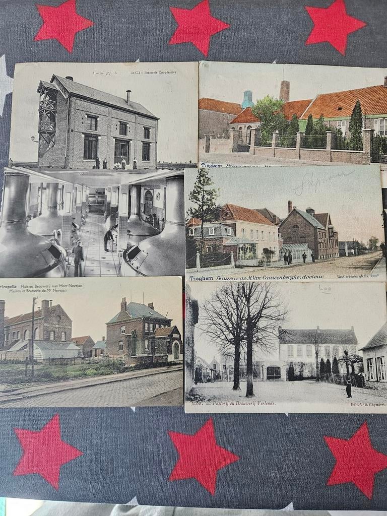 Oude postkaarten brouwerijen, Verzenden