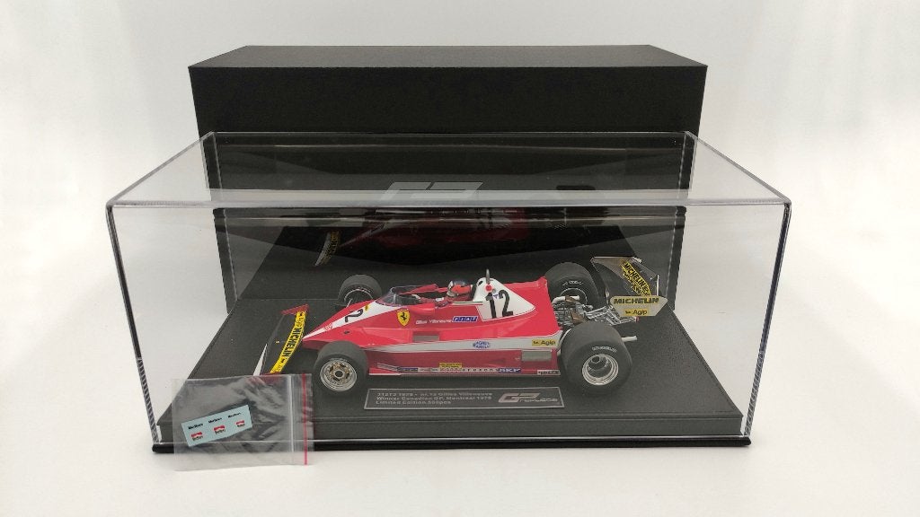 GP Replicas Ferrari 312T3 Gilles Villeneuve Canada 1978 1/18, Ophalen of Verzenden, Nieuw, Formule 1