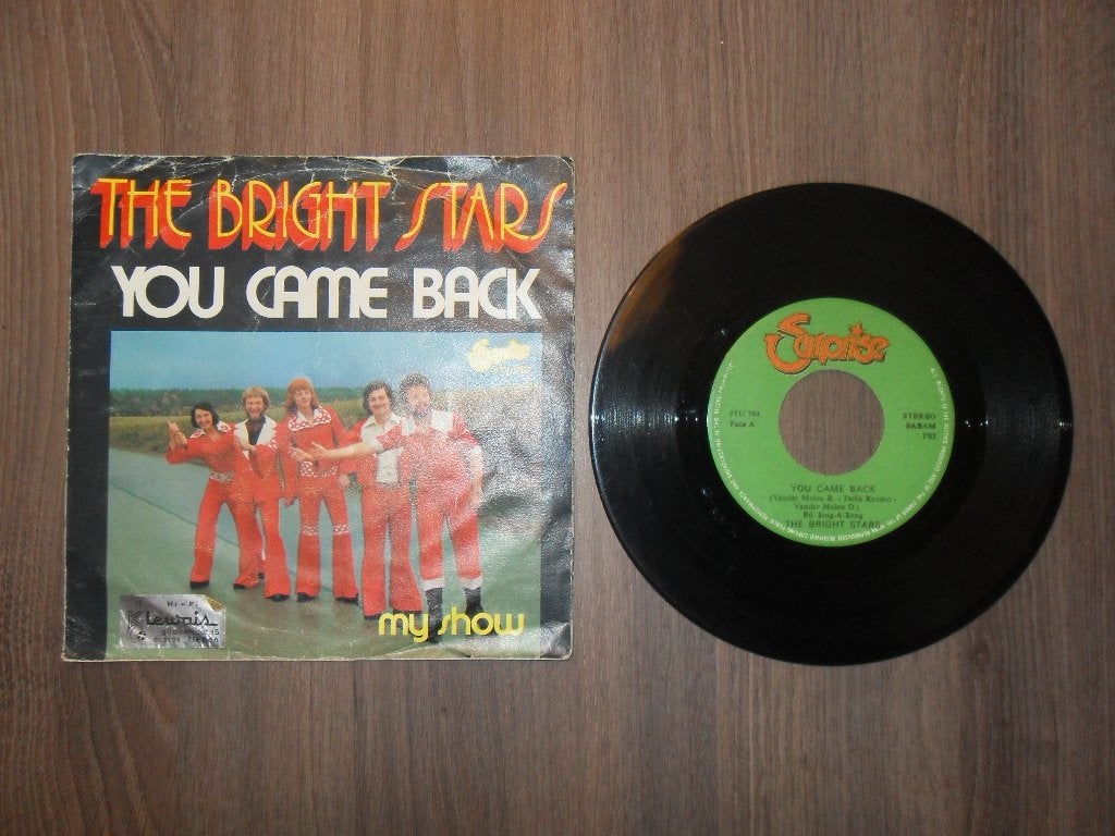 The Bright Stars - You came back, CD & DVD, Vinyles | Néerlandophone, Enlèvement ou Envoi, Utilisé, 7 inch, Pop