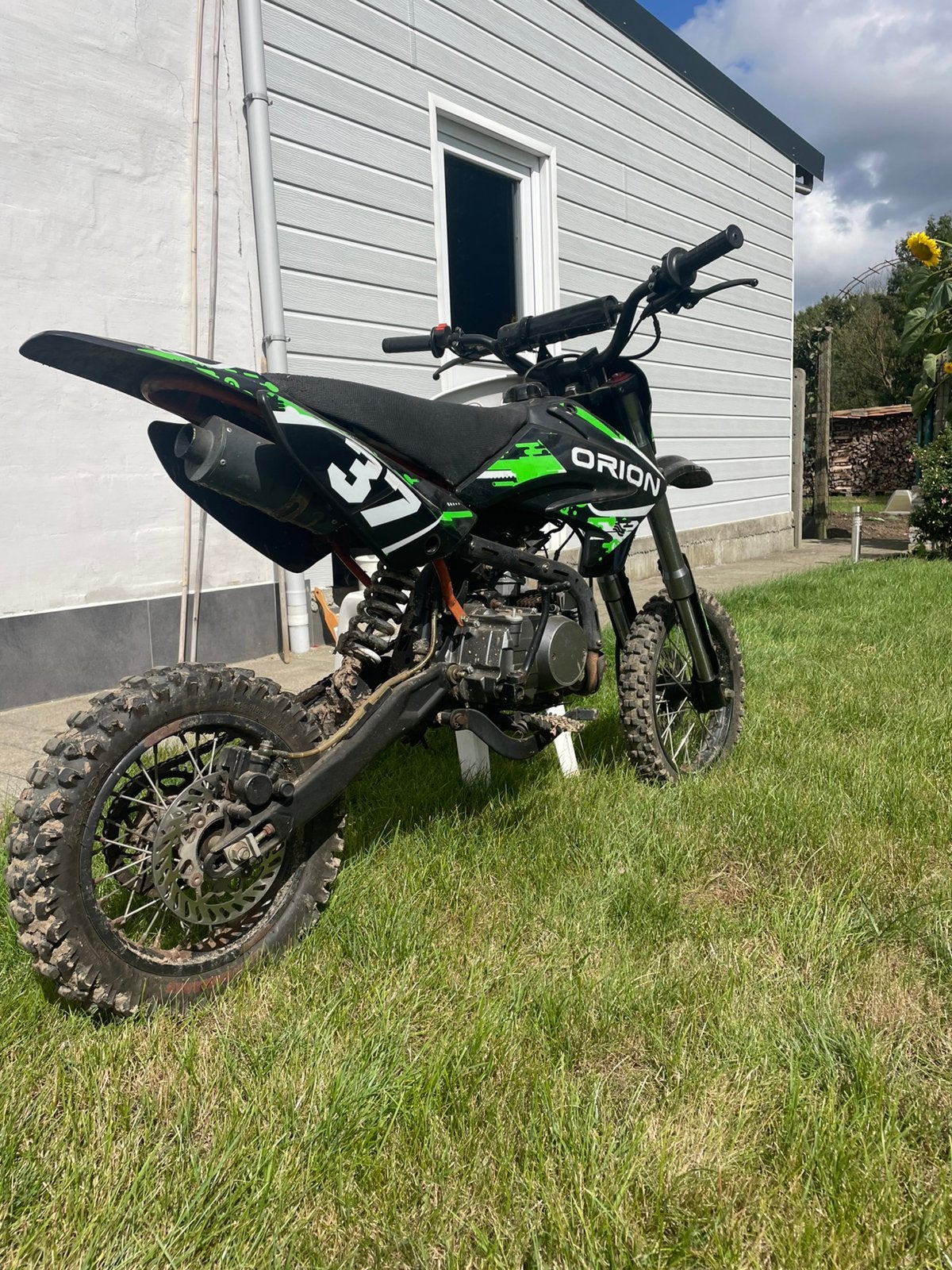 Orion pitbike 125cc, Vélos & Vélomoteurs, Mini Bikes, Midi Bikes & Pit Bikes, Enlèvement, Comme neuf, Pit Bike