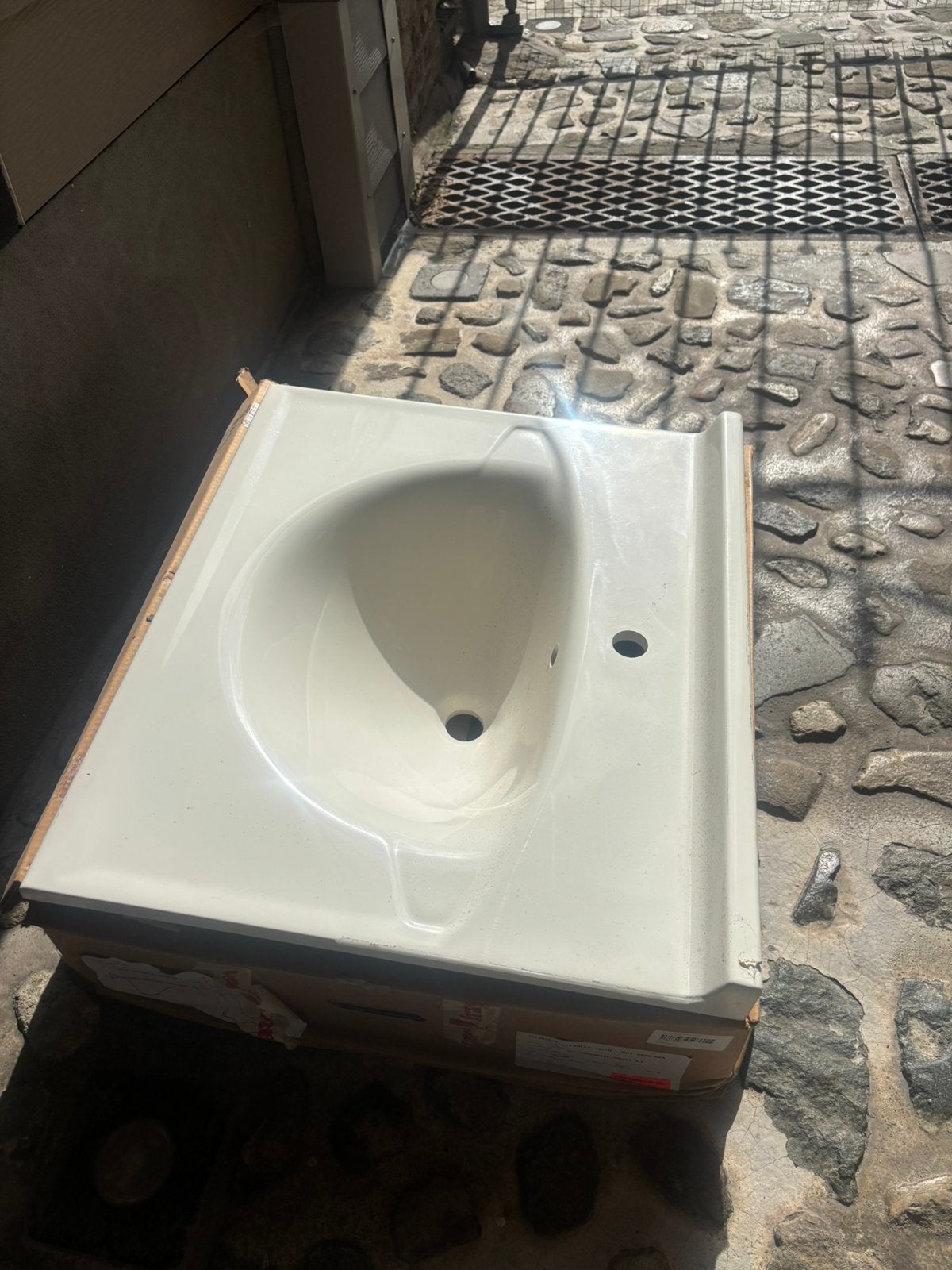 Lavabo simpel model, Huis en Inrichting, Ophalen, Gebruikt