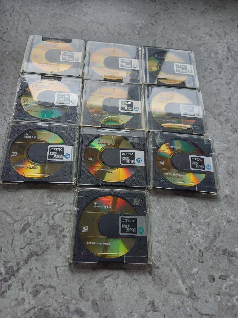 10 Mini Discs voor mini discspeler, Audio, Tv en Foto, Walkmans, Discmans en Minidiscspelers, Ophalen of Verzenden, Minidisc-recorder