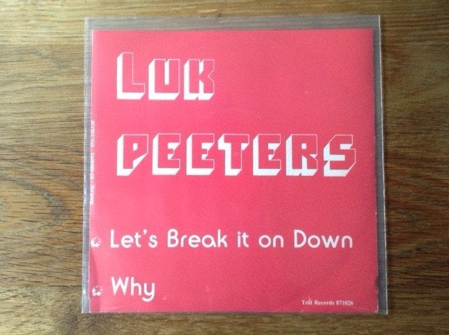 single luk peeters, Cd's en Dvd's, 7 inch, Ophalen of Verzenden, Pop, Beschermende buitenhoes
