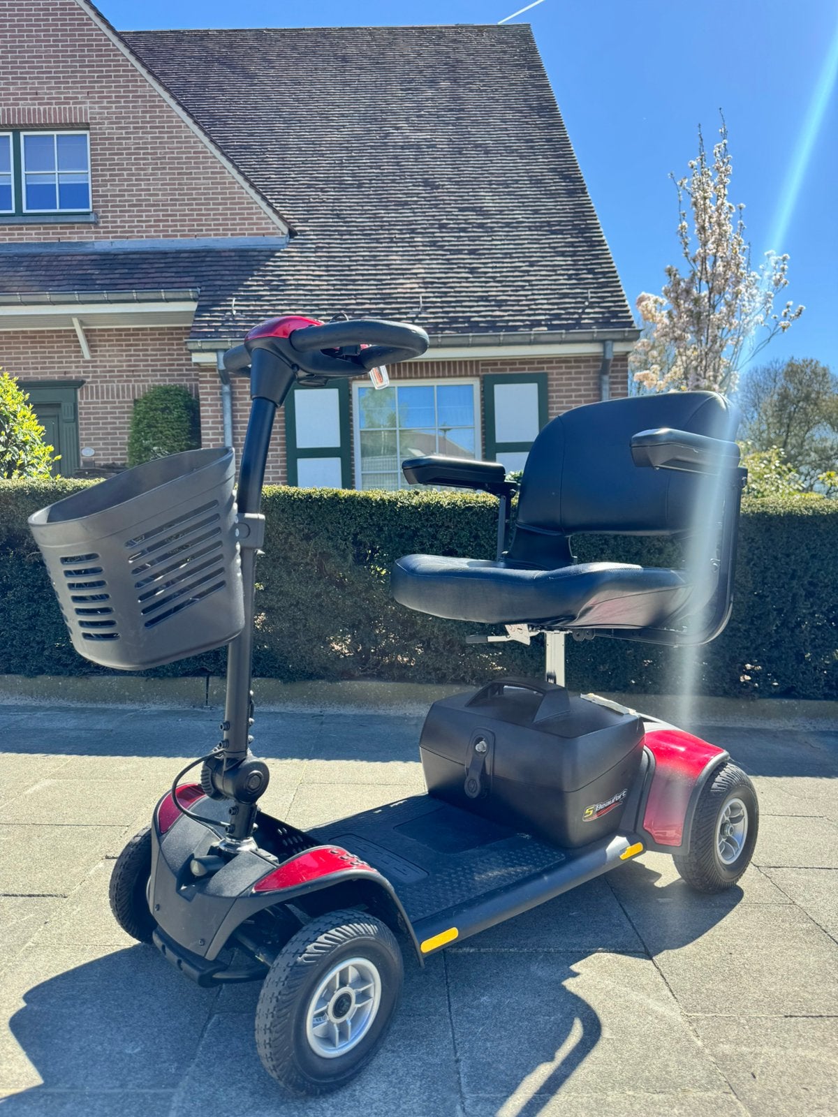 Voiturette electrique Pride GoGo Scootmobiel Démontable neuf, Enlèvement ou Envoi, Pliant, Comme neuf, Fauteuil roulant électrique