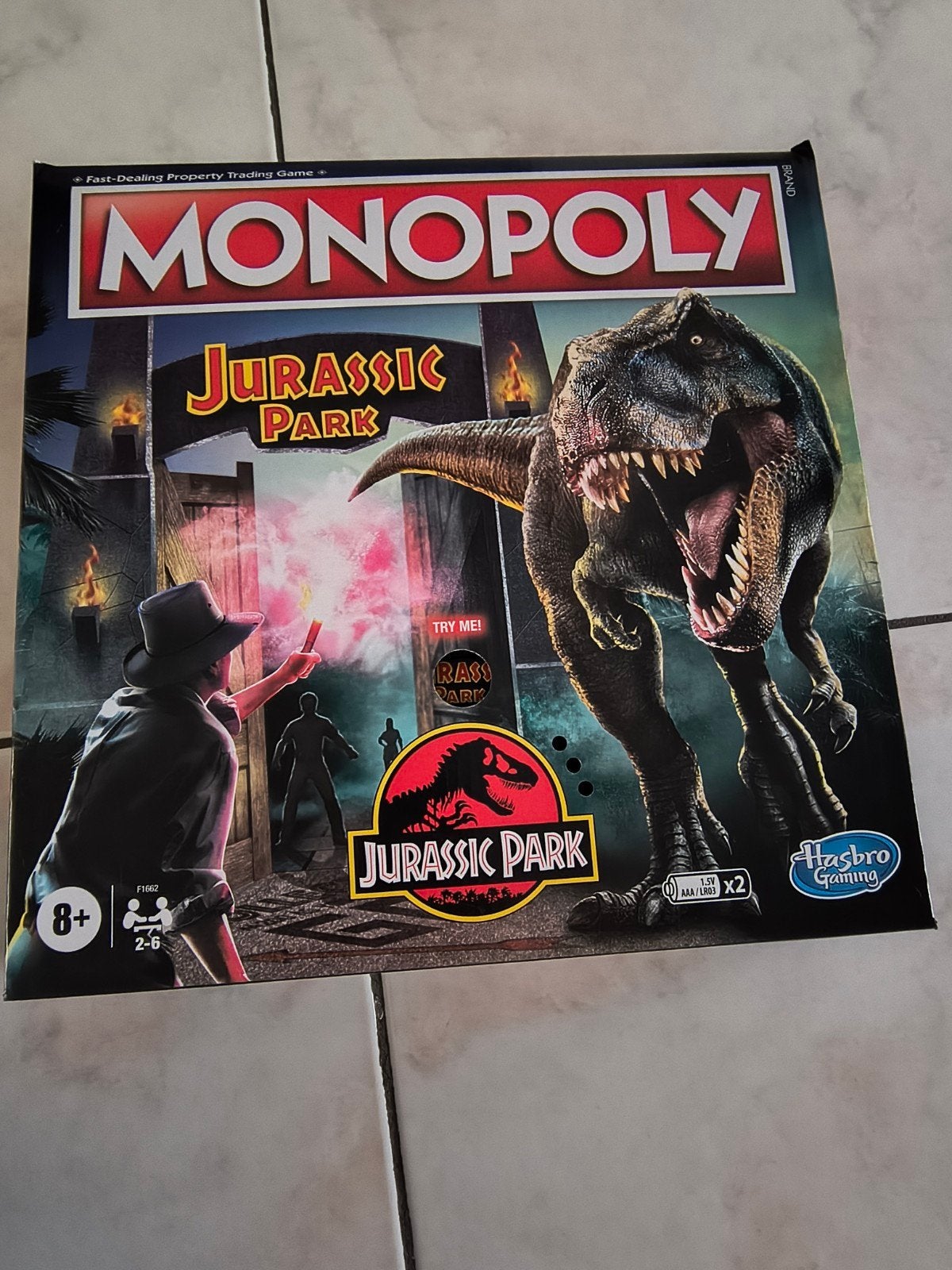 Monopoly Jurassic Park Edition - Hasbro Gaming - met elektro, Ophalen of Verzenden