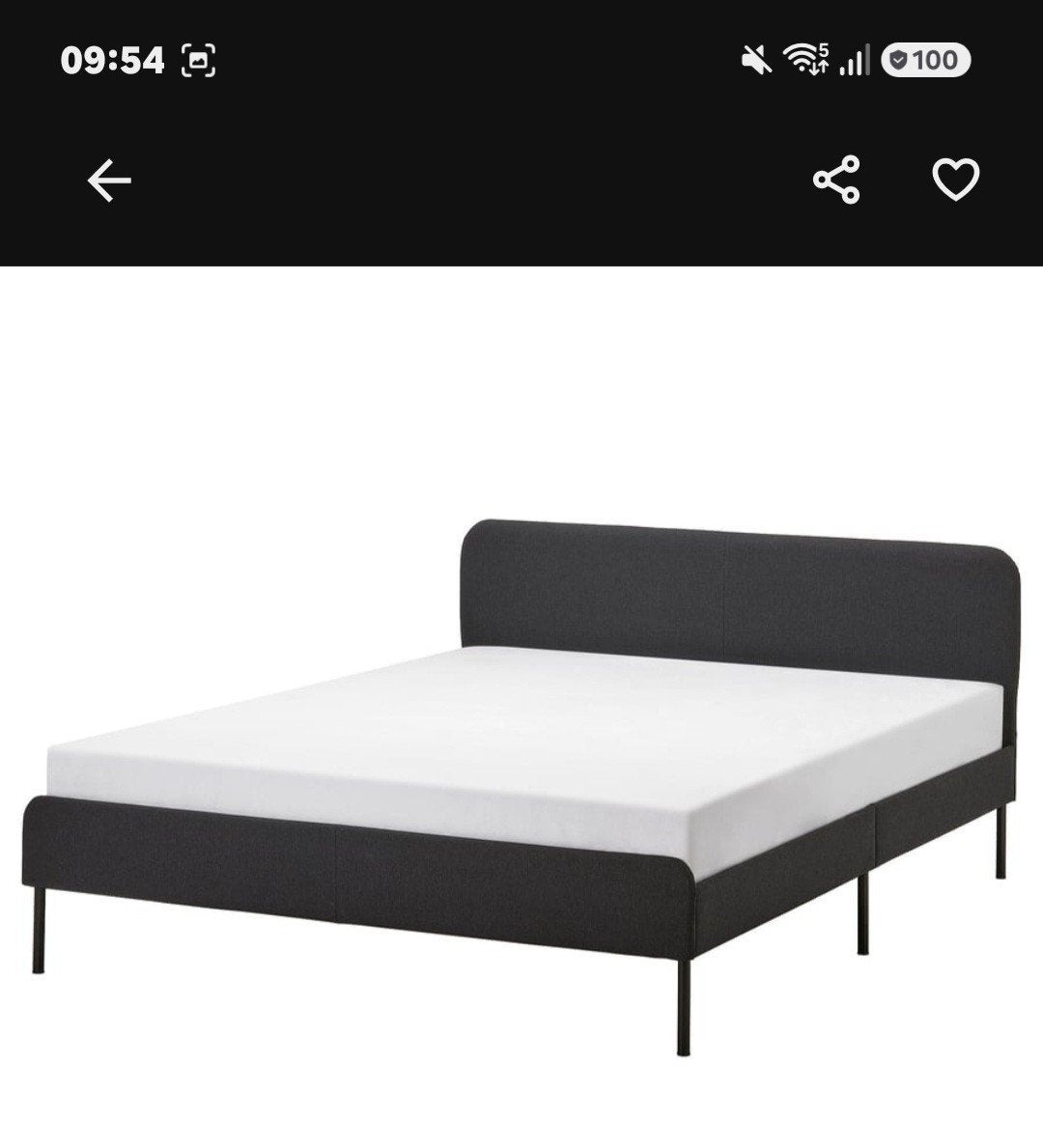 Bed + latenbodem + matras, Ophalen, Zo goed als nieuw, Tweepersoons, Bedbodem