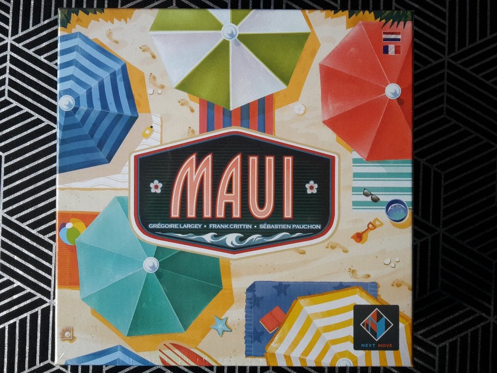 Splinternieuw spel Maui, in folie, 2-4 sp., + 1 gratis promo, Hobby en Vrije tijd, Ophalen of Verzenden, Nieuw, Next move
