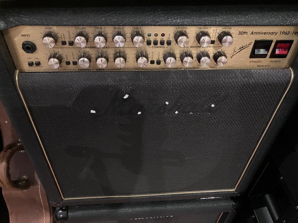 Ampli Marshall 6101 anniversary 100 watts tube, Enlèvement, Utilisé, Guitare, 100 watts ou plus