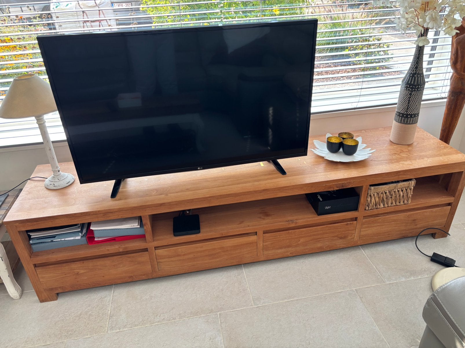 Meuble TV, Enlèvement, Utilisé, Teck, A