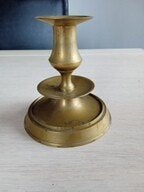 vintage zware koperen kandelaar, Enlèvement ou Envoi, Cuivre