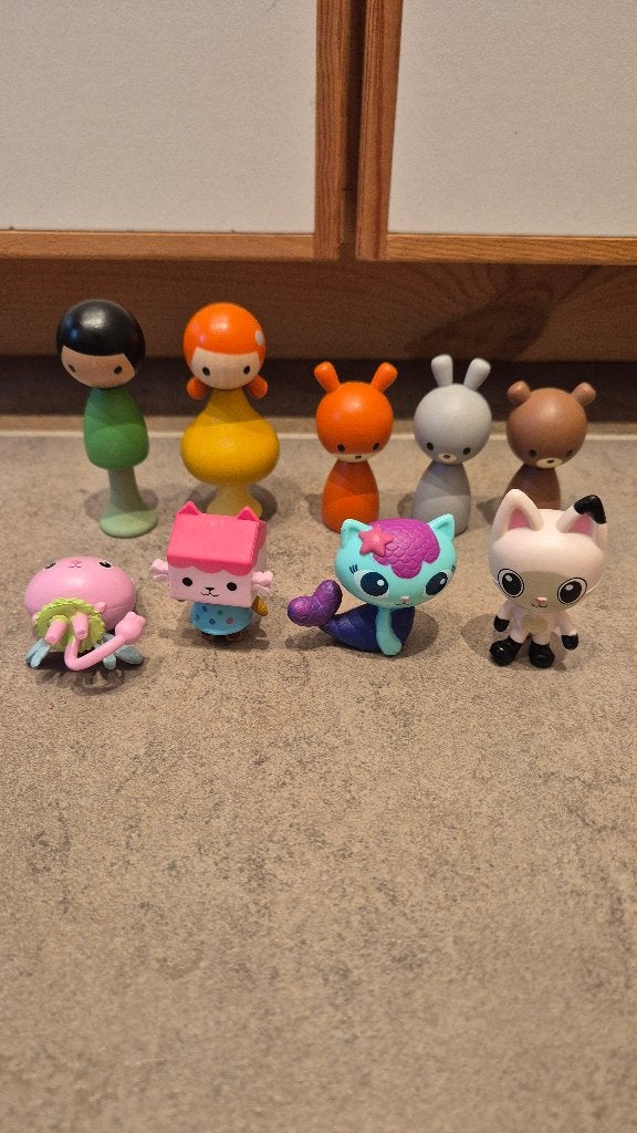 Gabby's poppenhuis figuurtjes en cliques magnetische dieren, Ophalen of Verzenden, Gebruikt