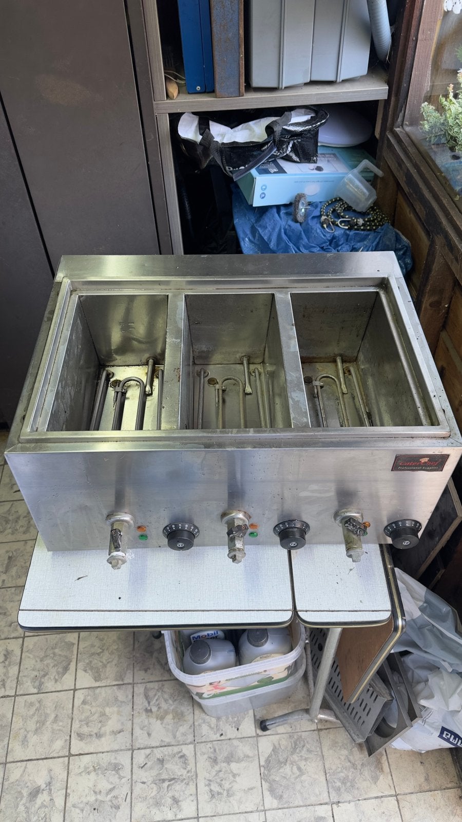 Caterchef pasta koker, Ophalen, Inox Meubilair