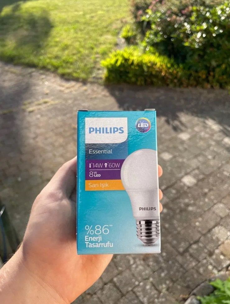Phillips LED lamp - 12 stuks, €2 per stuk, Ophalen, Zo goed als nieuw, Philips, Gloeilamp