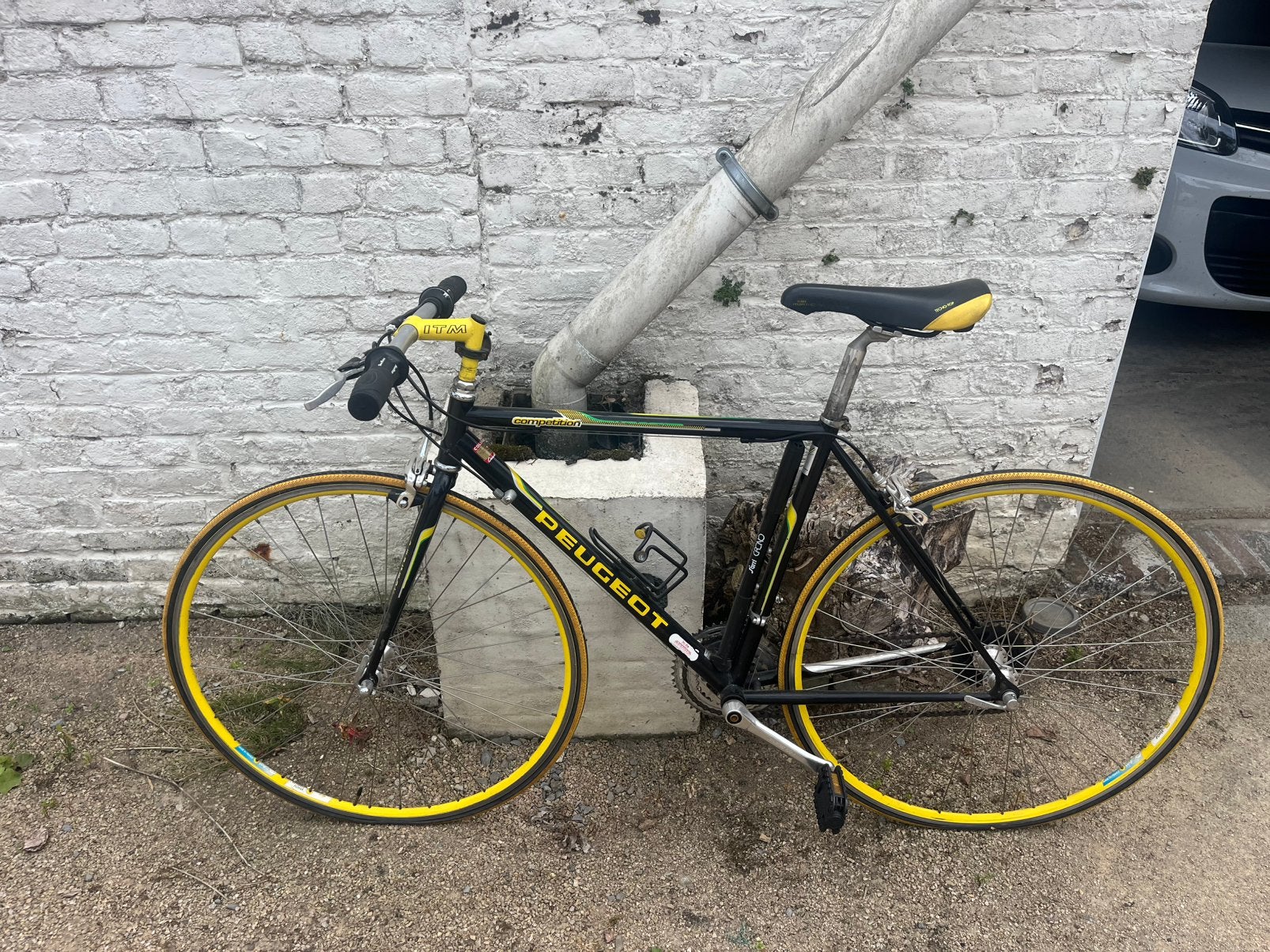 Peugeot racefiets – retro koersfiets met versnellingen, Fietsen en Brommers, Ophalen, Zo goed als nieuw