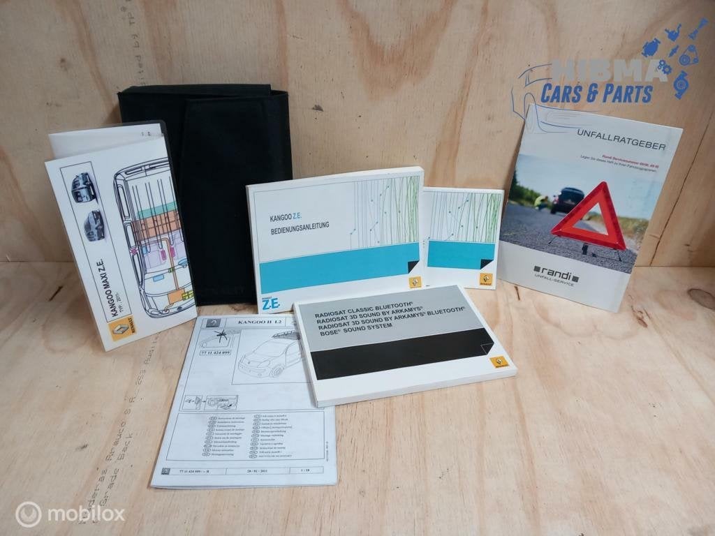 Renault Kangoo Express II Z.E. Instructieboekjes 2009 - 2018, Gebruikt, Renault, Ophalen of Verzenden, Renault