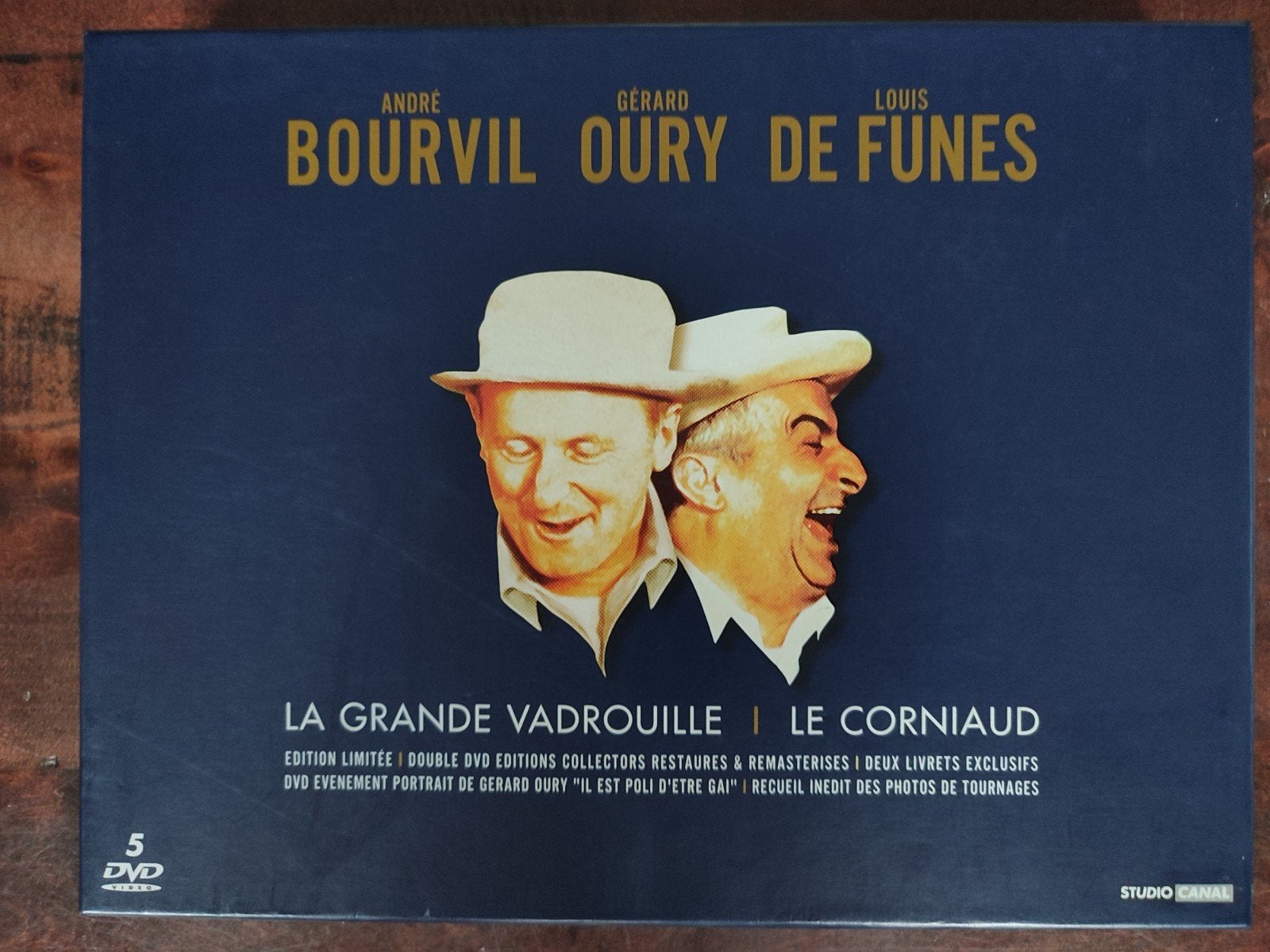 Coffret 5 DVD Édition limitée : LA GRANDE VADROUILLE/ LE COR, Enlèvement ou Envoi, Comédie, Français, Comme neuf