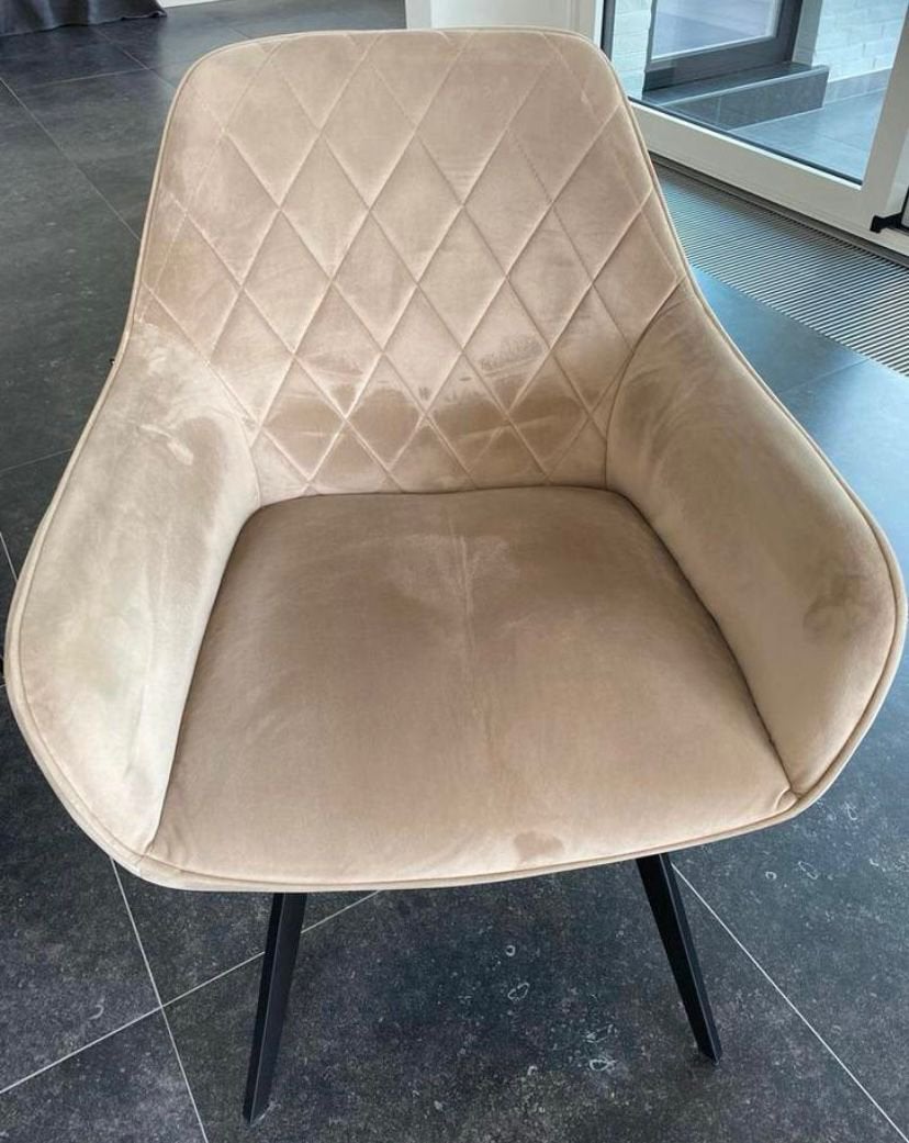 4 stuks Velvet Eettafelstoelen Nieuw!, Maison & Meubles, Chaises, Neuf, Autres couleurs, Enlèvement, Quatre