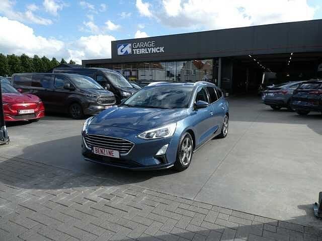 Ford Focus Break 1.0 i ecoboost 125pk Titanium Trekhaak '19, Focus, Euro 6, Blauw, Bedrijf