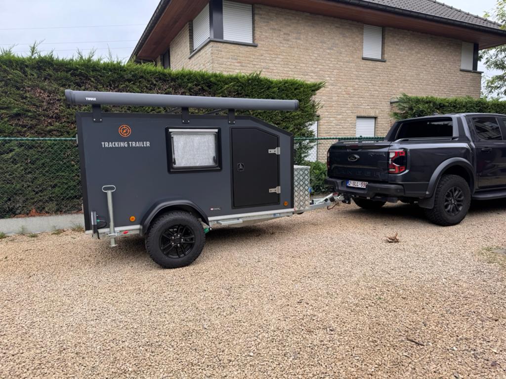 Tracking Trailer kampeer aanhangwagen, Particulier, Disselslot, Tot en met 2