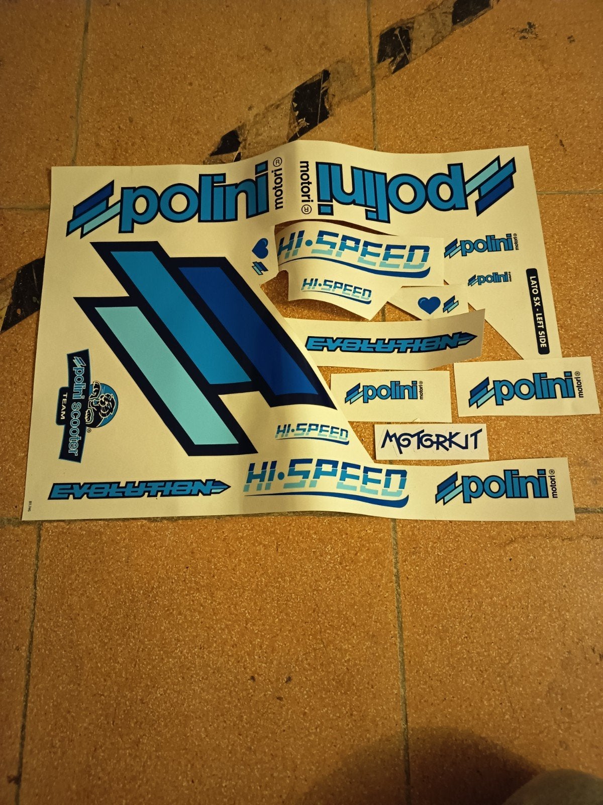 nieuwe polini stickers, Fietsen en Brommers, Ophalen of Verzenden, Nieuw