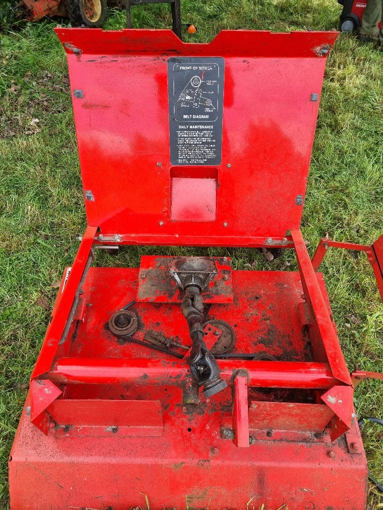 Maaier - gravely, Ophalen