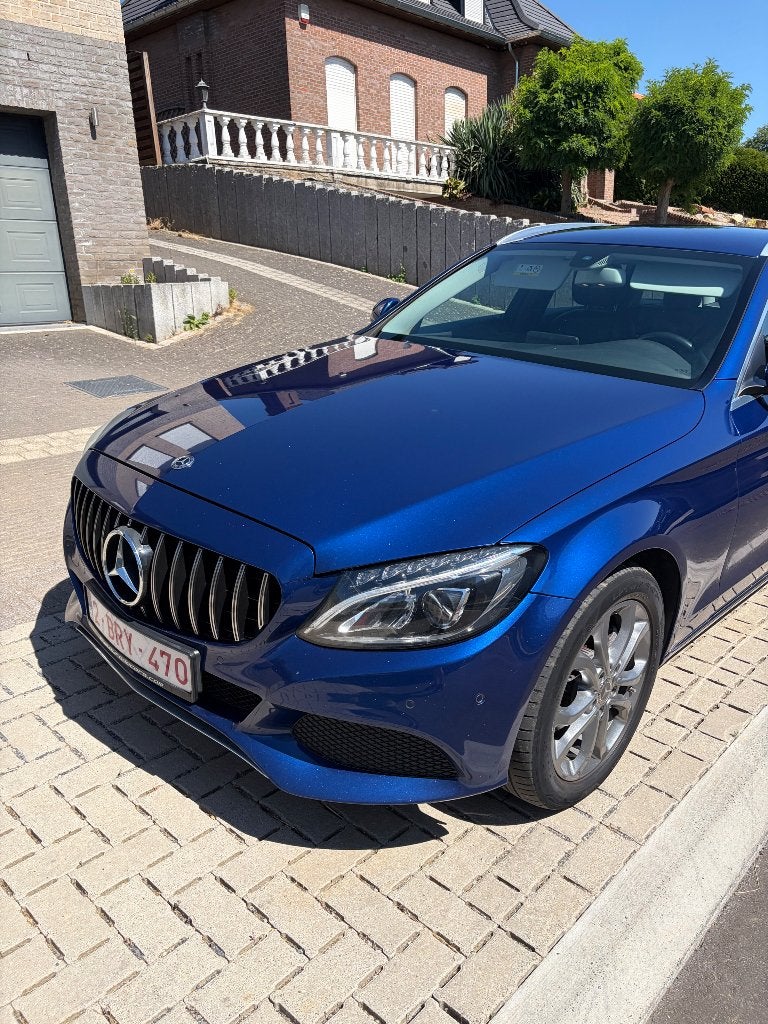 Mercedes  C180d schade  207000km, Auto's, Achterwielaandrijving, Blauw, 5 deurs, Particulier