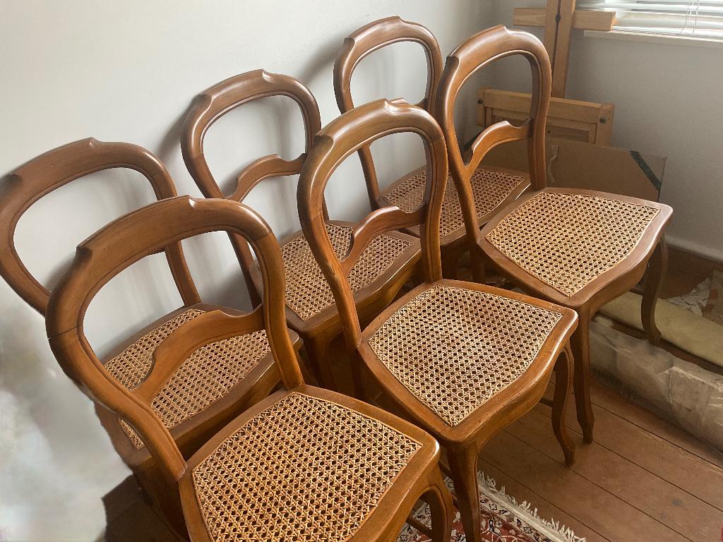 6 mooie antieke stoelen stijl Thonet, Maison & Meubles, Chaises, Utilisé, Cinq, Six Chaises ou plus, Bois, Brun, Enlèvement