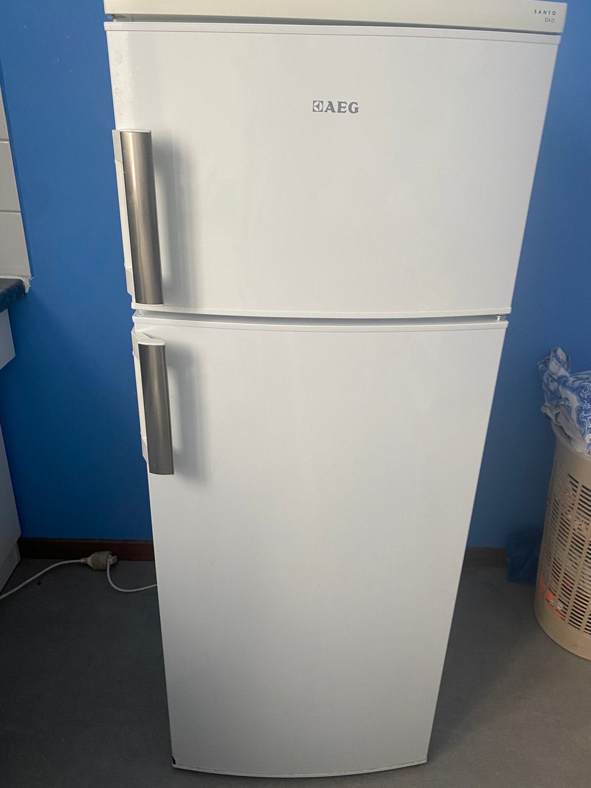 Réfrigérateur - Frigo AEG, Utilisé, 45 à 60 cm, Avec congélateur séparé, Enlèvement