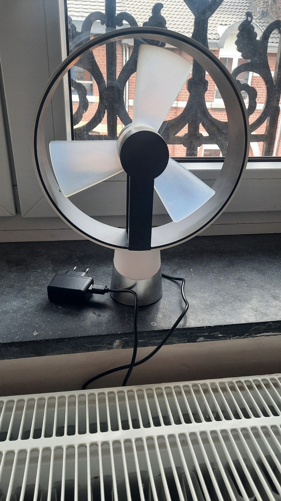 Mini-ventilateur Airain, Ophalen of Verzenden, Zo goed als nieuw, Tafelventilator