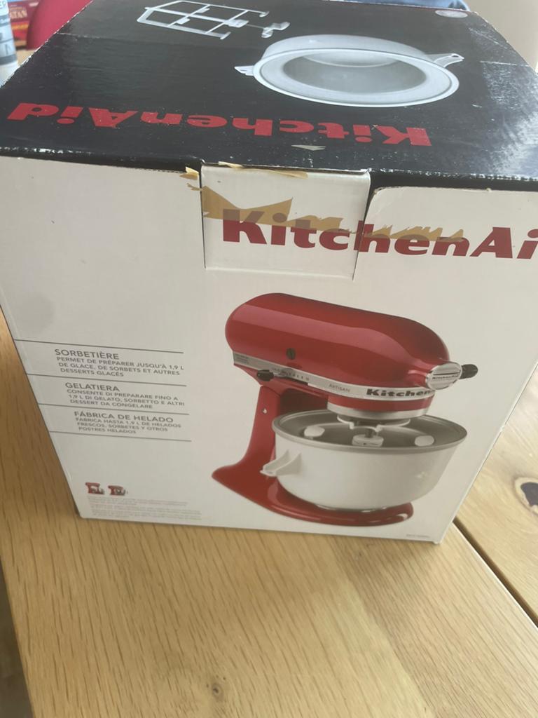 Kitchenaid ijsmaker, Ophalen of Verzenden, Zo goed als nieuw