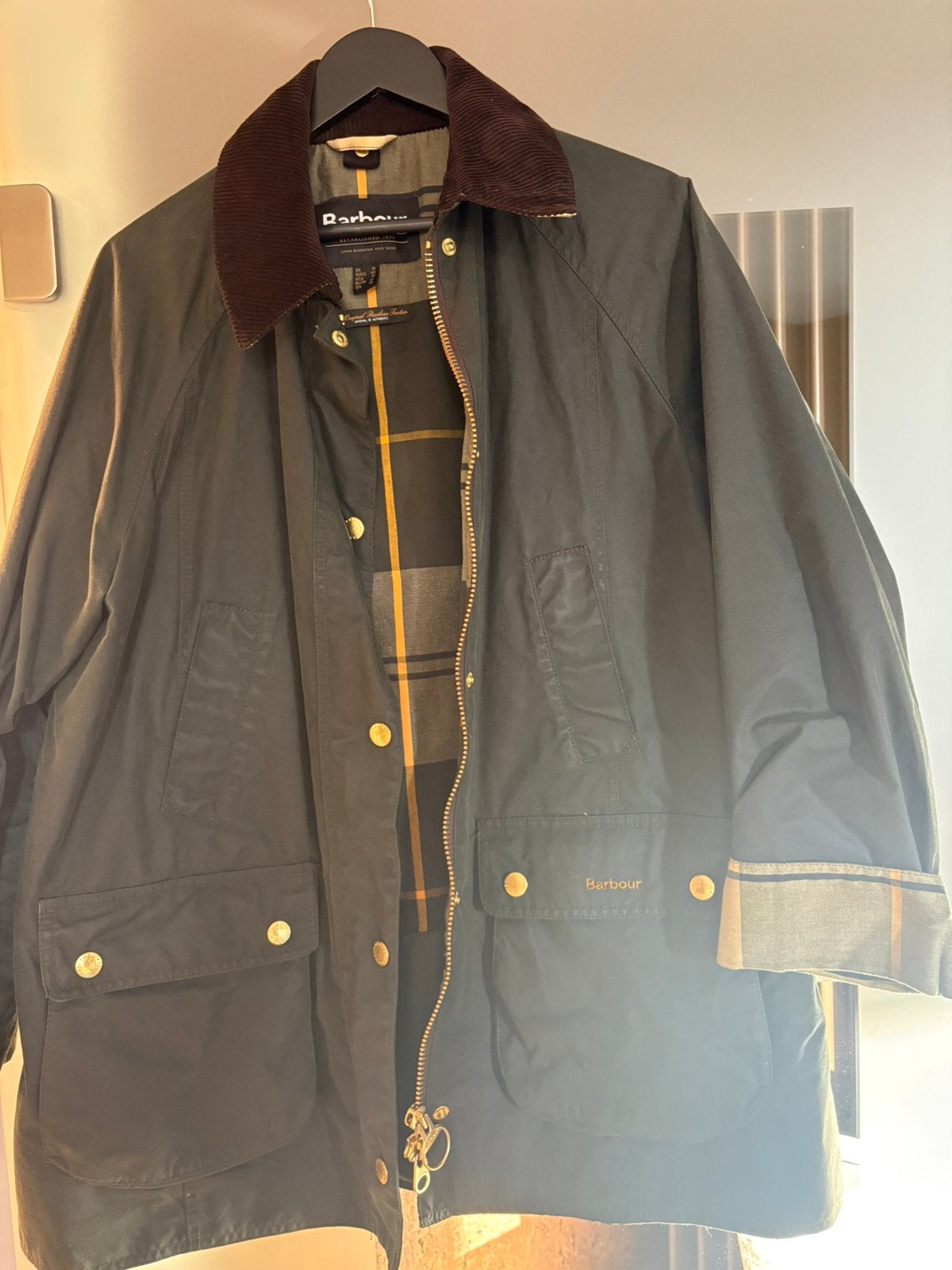 Barbour jas maat 44, Ophalen, Zo goed als nieuw