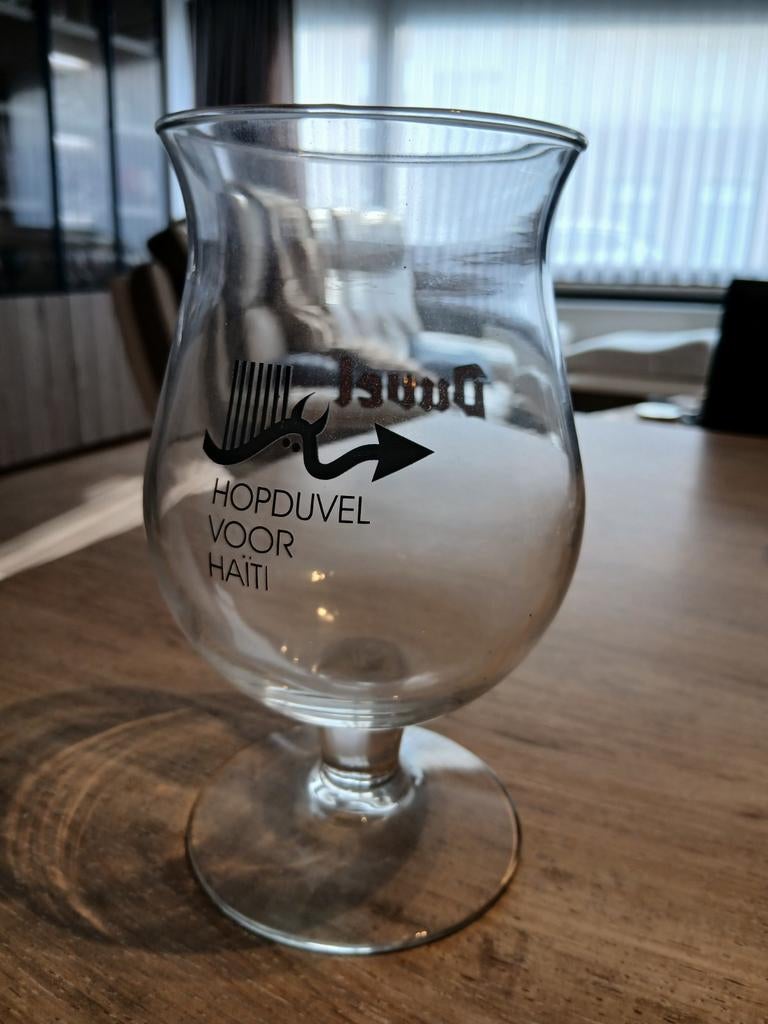 Duvel glas hopduvelfeesten voor Haïti., Ophalen of Verzenden, Nieuw, Glas of Glazen, Duvel