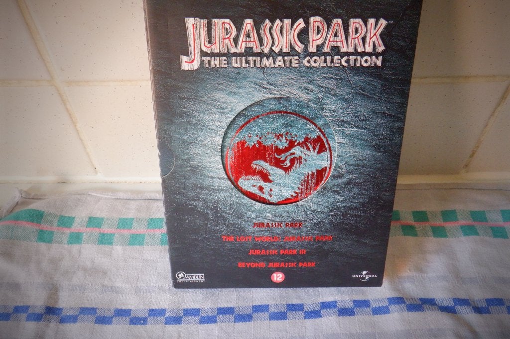 DVD BOX Jurassic Park The Ultimate Collection., Engels, Actie, Ophalen of Verzenden, Zo goed als nieuw