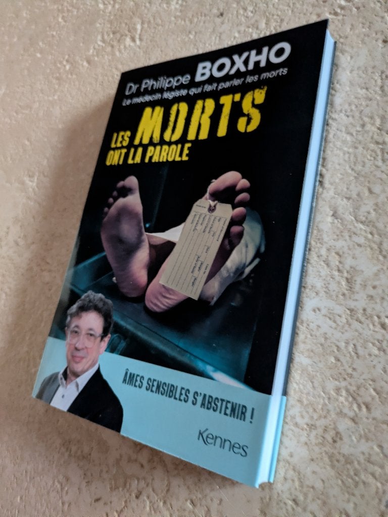 Les morts ont la parole (Dr Philippe Boxho)., Neuf, Dr Philippe Boxho., Belgique, Envoi