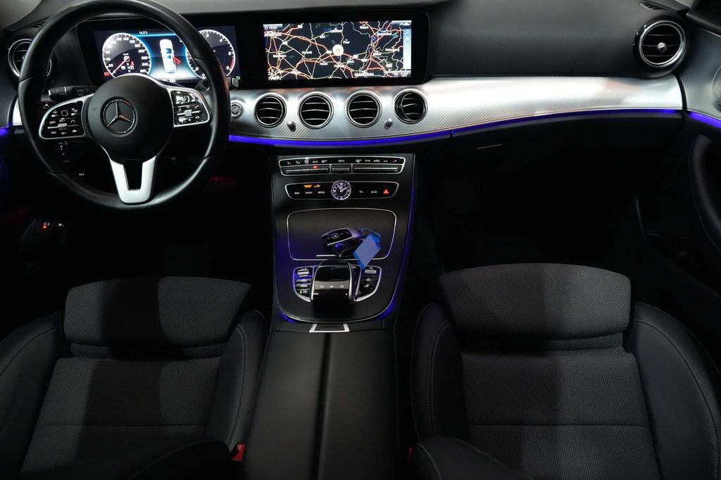 Mercedes-Benz E 200 d Virtual Cockpit Sport Zetels Trekhaak, Auto's, Mercedes-Benz, Gebruikt, 4 cilinders, Blauw, Bedrijf