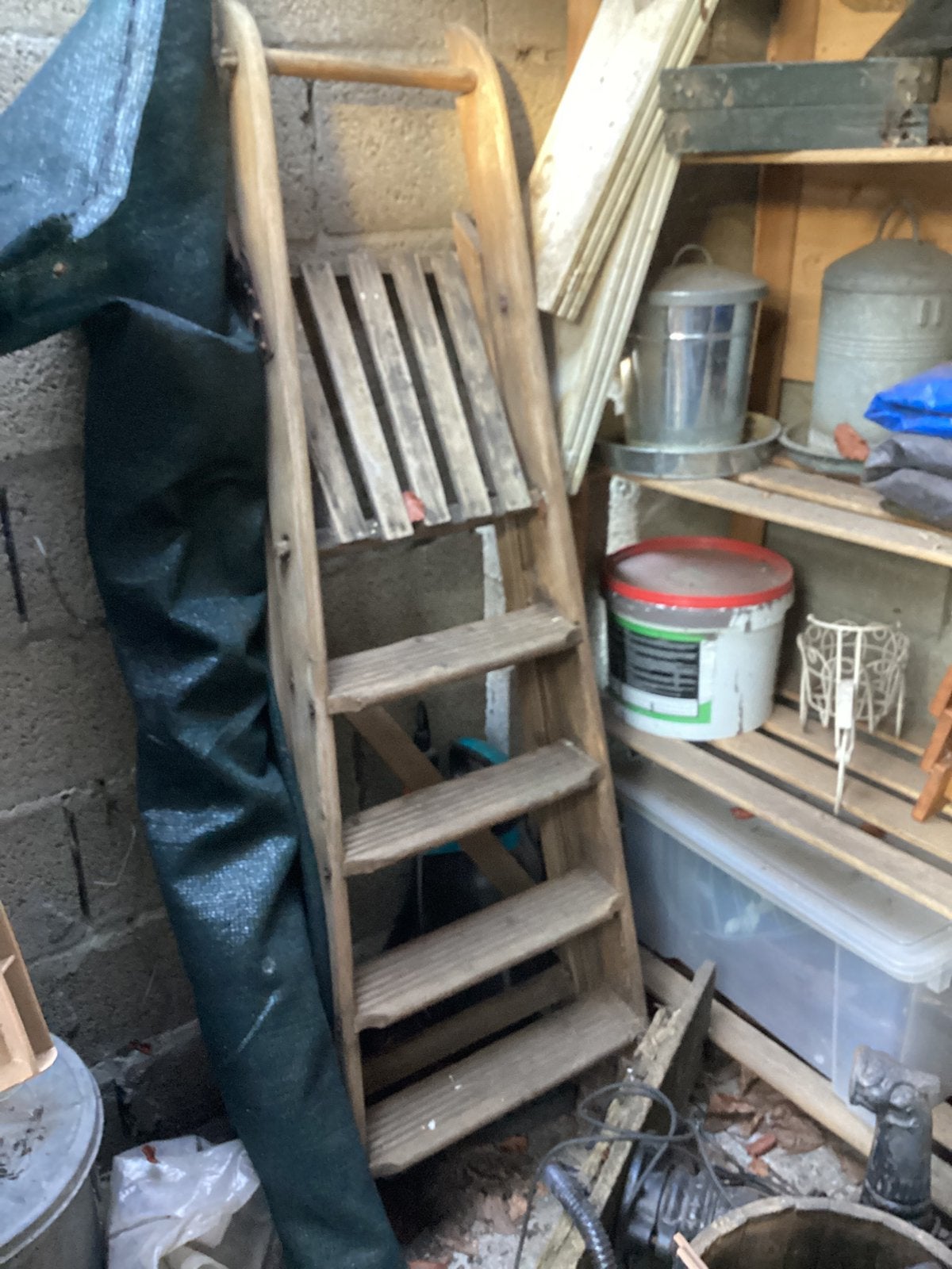 Oude ladder, Bricolage & Construction, Échelles & Escaliers, Enlèvement, Utilisé, Échelle