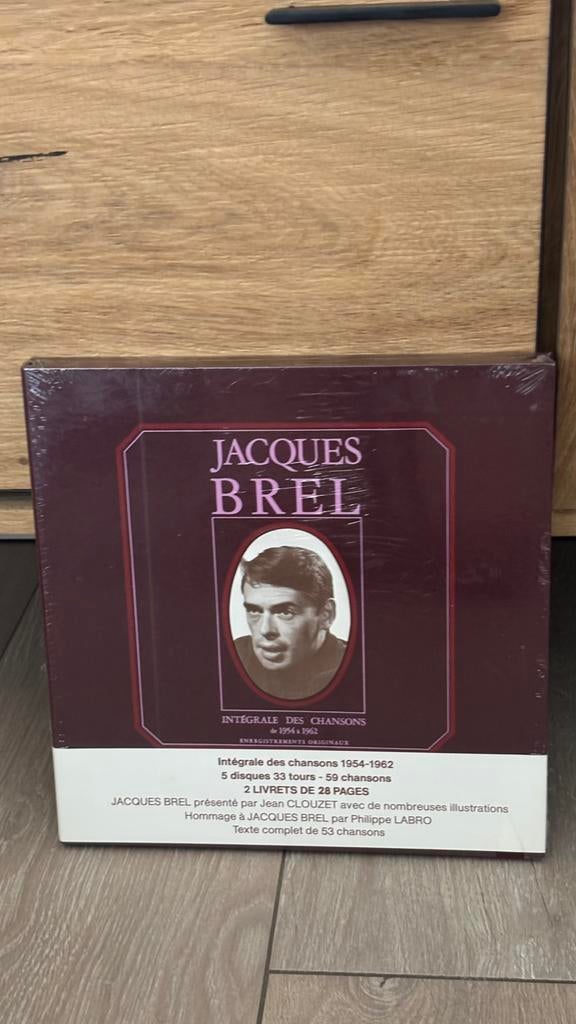 Jacques Brel 5x vinylplaten (nieuw in verpakking!), Ophalen, Zo goed als nieuw