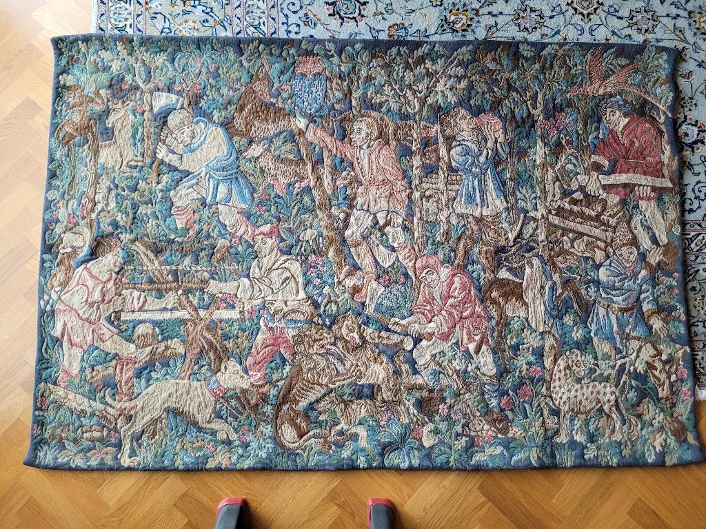 Muurschildering The Lumberjacks, Ophalen of Verzenden