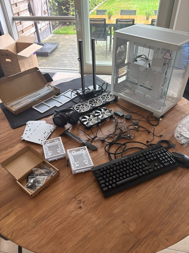 GamePC Parts Corsair en NZXT H9 flow, Enlèvement, Utilisé