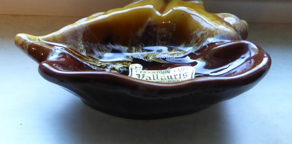 Cendrier vintage « Ceramique Fady » fait à la main/ 1960, Collections, Enlèvement, Comme neuf, Cendrier