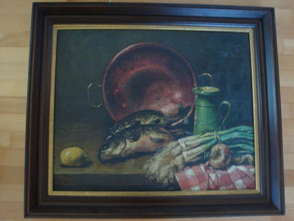 kunst en antiek, Ophalen, Olieverf, Stilleven, Doek