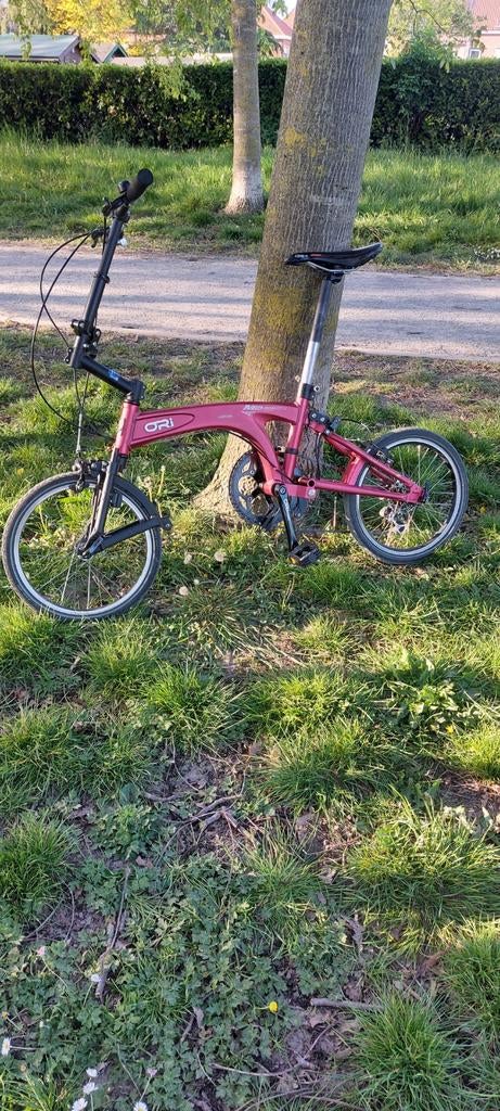 Plooifiets merk mio 9 versnelling superlight, Fietsen en Brommers, Ophalen