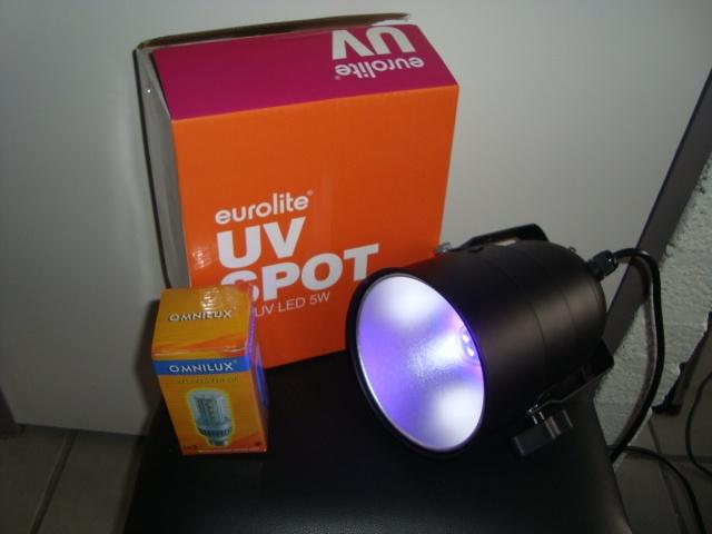 Nouveau : projecteur UV Eurolite avec LED UV 5w, 20241024, Enlèvement ou Envoi, Neuf, Autres types, Couleur