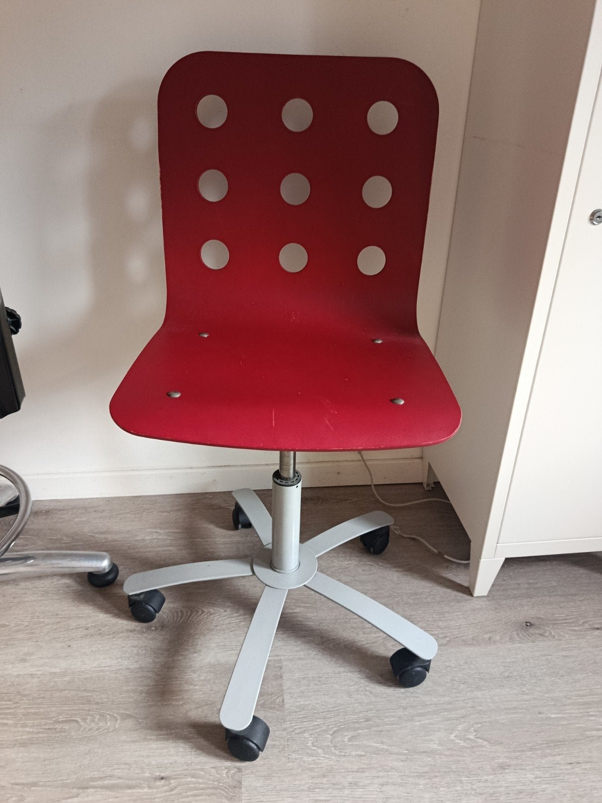 Chaise de bureau Ikea, Enlèvement, Utilisé, Rouge, Chaise de bureau