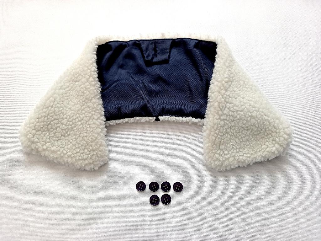 Col en faux mouton pour manteau Levi's jamais utilisé, Enlèvement, Comme neuf