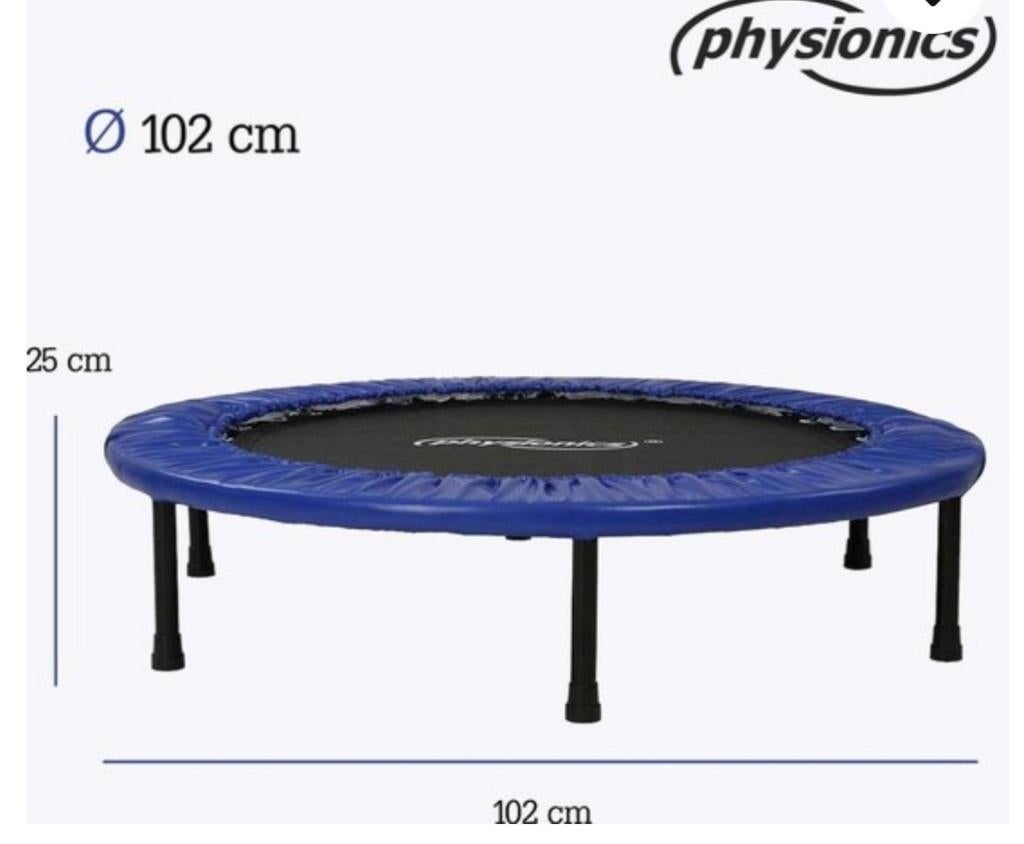 Trampoline pliable 102 cm (neuf) + kit réparation, Enlèvement, Neuf