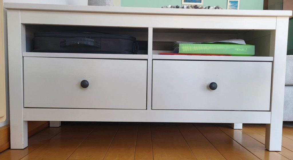 Tv-meubel (IKEA HEMNES), Ophalen, Gebruikt, 100 tot 150 cm, Minder dan 100 cm